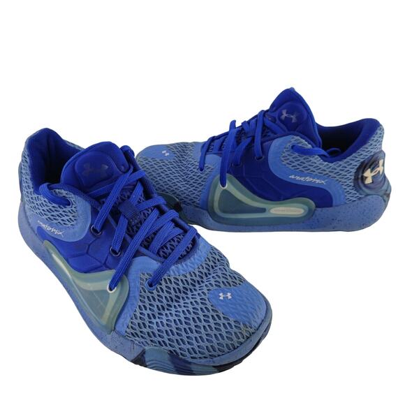 Under Armour UA TB Spawn 2 Anatomix Basketball Shoes Blue 3023322-401 W7.5 M6 - Picture 2 of 11
